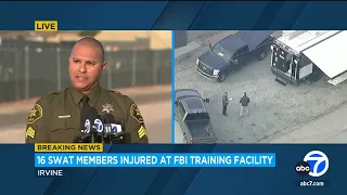 16 SWAT members injured after explosion at FBI training facility in Irvine