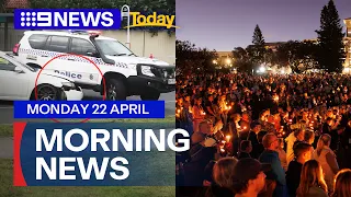 Gold Coast police injured in pursuit; Bondi Junction stabbing victims vigil | 9 News Australia