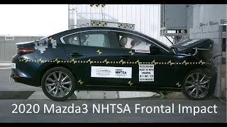 2020-2021 Mazda3 Sedan / Hatchback NHTSA Frontal Impact