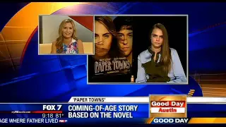 Cara Delevingne talks to "Good Day Austin" about "Paper Towns"