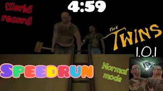 The Twins [DVloper] - V 1.0.1, World record (4:59), normal mode speedrun, full gameplay