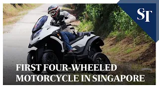 First four-wheeled motorcycle in Singapore | The Straits Times