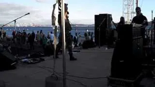 Seattle Hempfest 2013 Guitar Smash