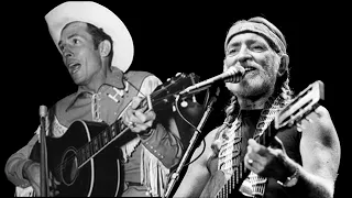 Hank Williams & Willie Nelson "Blue Eyes Crying in the Rain"  [Virtual Duet]