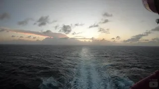 ASMR Cruise Ship Deck Ocean View Sound Ambience 7 Hours 4K - Sleep Relax Focus Chill Dream