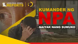 NAIYAK SA KANYANG PAGSUKO ANG DATING KUMANDER NG GF 18, NPA SA DAVAO ORIENTAL