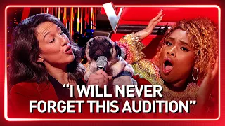 SINGING DOG steals the show on The Voice! | Journey #298