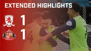Extended Highlights | Middlesbrough FC 1 - 1 Sunderland AFC