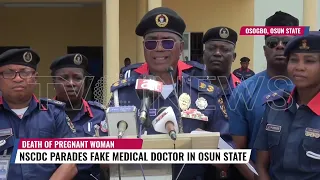 NSCDC Parades Fake Medical Doctor In Osun State