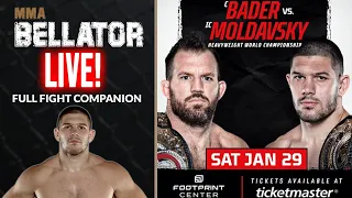 BELLATOR 273 LIVE BADER VS MOLDAVSKY LIVESTREAM FULL FIGHT NIGHT COMPANION & PLAY BY PLAY