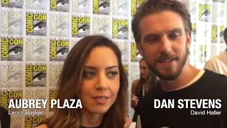 Legion cast interviews at Comic Con 2017- Dan Stevens, Aubrey Plaza