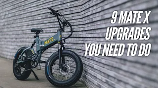 9 Upgrades I made to my MATE X Bike