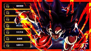 100% LR GOKU ULTRA ISTINTO tutti i LINK LVL 10 SHOWCASE! [DBZ: Dokkan Battle ITA]