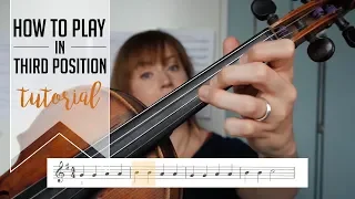 How to play in third position on the violin | WITH PRINTABLE EXERCISES