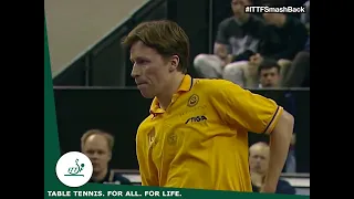 神仙画质！刘国梁VS瓦尔德内尔 1998年国际乒联世界巡回赛总决赛 真不懂球的乓子！