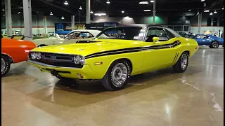1971 Dodge Challenger R/T RT in Yellow & 426 Hemi Engine Sound on My Car Story with Lou Costabile