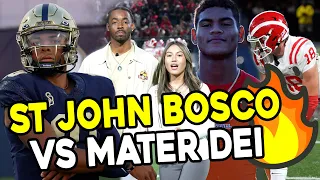 #1 MATER DEI VS #3 ST JOHN BOSCO 🏆 | 60+ D1 Offers On The Same Field | @SportsRecruits Official Mix