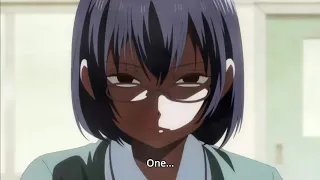 Kasumi breaks Olivia's Fingers - Asobi Asobase