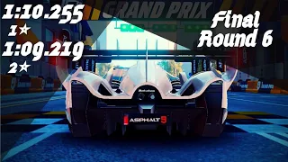 1⭐ - 1:10.255 / 2⭐ - 1:09.219 | SCG 007S Grand Prix - Final Round 6 [ Naniwa Tour ] - Asphalt 9