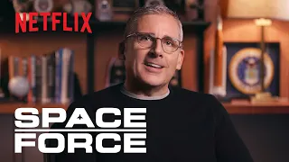 Space Force | Steve Carell, Greg Daniels & Lainnya dalam Komedi Baru di Tempat Kerja | Netflix