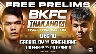 BKFC Thailand 4 Free Prelims!