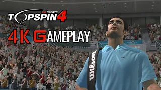 Top Spin 4 PS3 4K Gameplay Pete Sampras vs Amdre Agassi