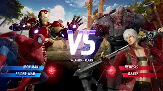 MARVEL VS. CAPCOM_ INFINITE - Iron Man & Spiderman  vs Nemesis & Dante Gameplay Ep.130