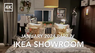 [4K Walk] 🇨🇦 Relaxing IKEA Tour Showroom January 2024 Part IV ❄️ Snowy Day Cozy Home | カナダ・イケア