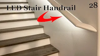 How to Install LED Handrail for Stairs | DIY / How To