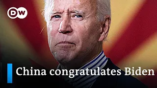 China congratulates Joe Biden on election victory | DW News