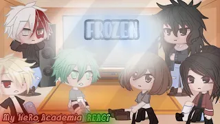 Bnha React To Frozen || Requested || Łylanıa