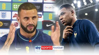 "I'm NOT going to roll out red carpet for Mbappe!" 😳 | Kyle Walker REACTS to Mbappe questions