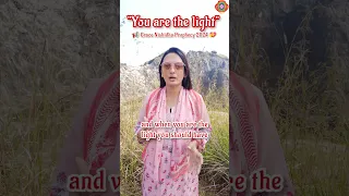 "YOU ARE THE LIGHT" PROPHECY PROPHETIC WORD 2024 END TIME PROPHECY GRACE NISHIDHA PROPHECY #shorts