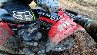 Cf Moto 520 la un pas de rasturnare#cfmoto850xc #climb #forest #msc #canam