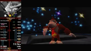 Donkey Kong 64 Any% Speedrun in 24:39