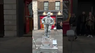Levitating Silverman Statue Gets Down After Performance