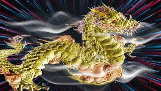 GOLDEN DRAGON GOD ⁂POWERFUL WAVE MOTION TO ATTRACT YOUR LUCK.⁂Sacred beast that raises all the luck