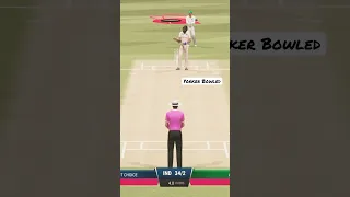 Ind vs South Africa #shorts# cricket 22 Gameplay PS4 | Yorker Wicket|