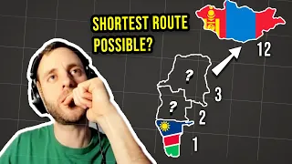 Playing "Travle" but the countries are ridiculously far apart [Travle Country Routes #2]