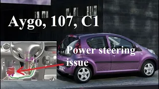 Faulty power steering - Aygo, Peugeot 107, Citroen C1 -  Omron relays G8QE 1A , C1552, C1554, C1555