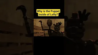 The puppet inside of Lefty #fnaf #lefty #shorts