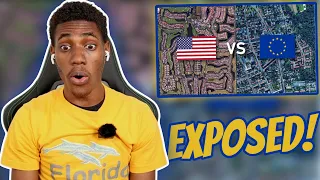 American vs European Suburbs (and why US suburbs suck) || FOREIGN REACTS
