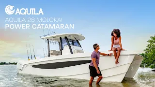 Aquila 28 Molokai Power Catamaran | Family Lifestyle