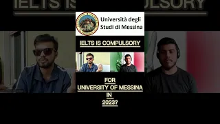 IELTS IS MANDATORY FOR UNIVERSITY OF MESSINA IN 2023 #studyinitaly #scholarshipsinitaly #studyabroad