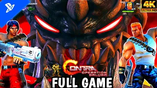 Contra: operation galuga full gameplay (Hard Mode)4K 60FPS
