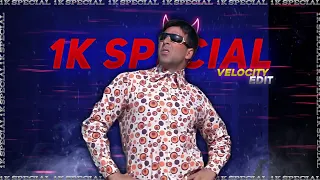 1000 Subscribers Spacial Velocity Edit Ft. Pungi | SAURABH_EFX | #1ksubscribers #1kspecial