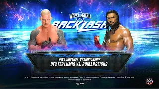 WWE 2K23: Dexter Lumis VS. Roman Reigns