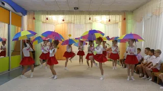 Танец " На что похожи  зонтики" - подготовительная группа
