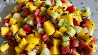 ENSALADA DE MANGO/ mango salad