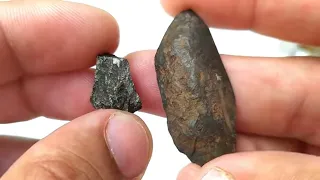 analizando pedra estranha METEORITO?